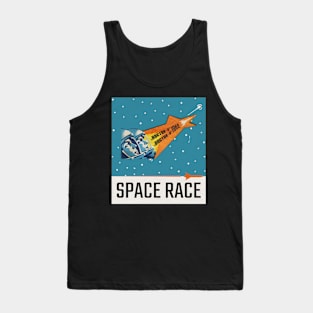 Space Race - Vintage Retro 60s Tank Top